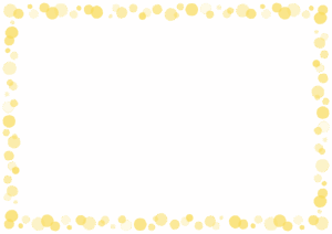 ドットのフレーム素材のフリーイラスト Clip art of dot paper frame