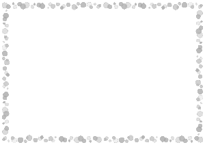 ドットのフレーム素材のフリーイラスト Clip art of dot paper frame