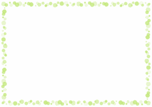 ドットのフレーム素材のフリーイラスト Clip art of dot paper frame