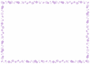 ドットのフレーム素材のフリーイラスト Clip art of dot paper frame