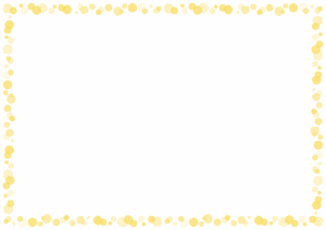 ドットのフレーム素材のフリーイラスト Clip art of dot paper frame