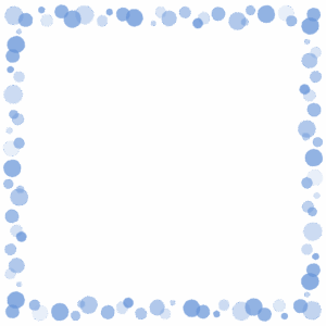 ドットの正方形フレーム素材のフリーイラスト Clip art of dot square frame