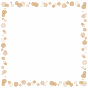 ドットの正方形フレーム素材のフリーイラスト Clip art of dot square frame