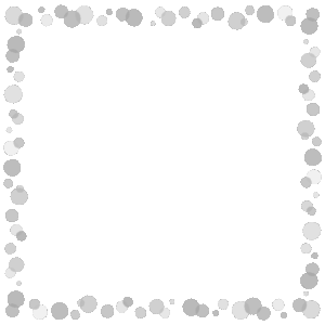 ドットの正方形フレーム素材のフリーイラスト Clip art of dot square frame