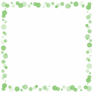 ドットの正方形フレーム素材のフリーイラスト Clip art of dot square frame