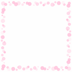 ドットの正方形フレーム素材のフリーイラスト Clip art of dot square frame