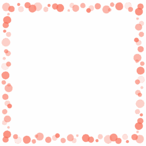 ドットの正方形フレーム素材のフリーイラスト Clip art of dot square frame