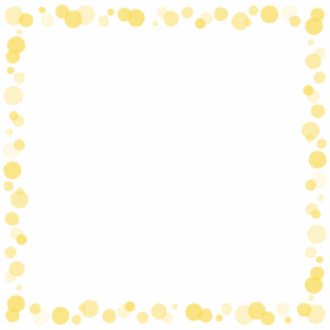 ドットの正方形フレーム素材のフリーイラスト Clip art of dot square frame