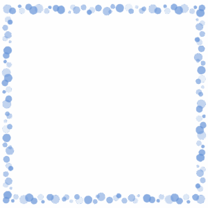 ドットの正方形フレーム素材のフリーイラスト Clip art of dot square frame