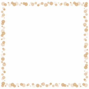 ドットの正方形フレーム素材のフリーイラスト Clip art of dot square frame