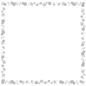 ドットの正方形フレーム素材のフリーイラスト Clip art of dot square frame