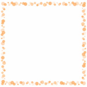 ドットの正方形フレーム素材のフリーイラスト Clip art of dot square frame