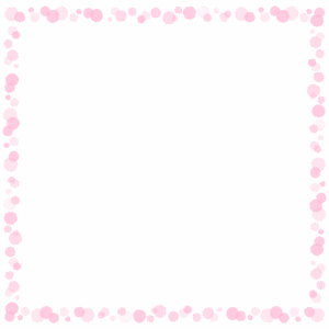 ドットの正方形フレーム素材のフリーイラスト Clip art of dot square frame