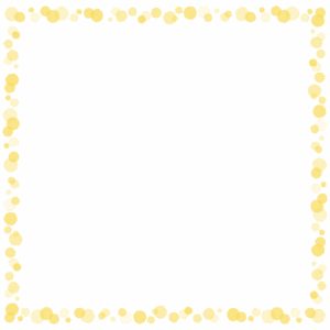 ドットの正方形フレーム素材のフリーイラスト Clip art of dot square frame