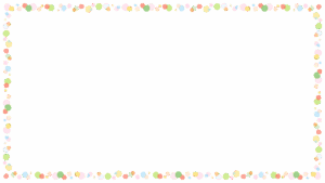 ドットの映像フレーム素材のフリーイラスト Clip art of dot video frame