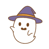 案内するハロウィンおばけのフリーイラスト Clip art of halloween ghost guide