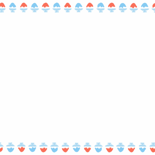 かき氷のフレーム素材