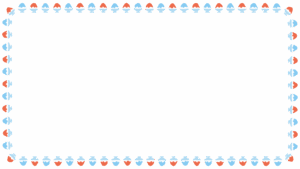 かき氷の映像フレーム素材のフリーイラスト Clip art of kakigori video frame