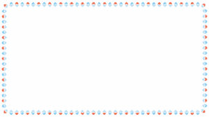 かき氷の映像フレーム素材のフリーイラスト Clip art of kakigori video frame