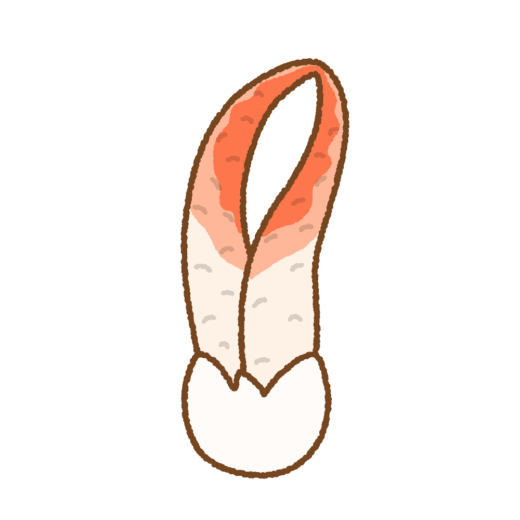 カニノツメのイラスト