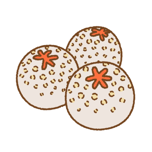 クチベニタケのイラスト