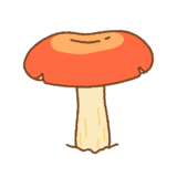 ニシキタケのフリーイラスト Clip art of gilded-brittlegill