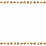 クリの映像フレーム素材のフリーイラスト Clip art of chestnut video frame