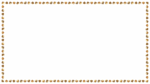 クリの映像フレーム素材のフリーイラスト Clip art of chestnut video frame