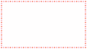コスモスの映像フレーム素材のフリーイラスト Clip art of cosmos video frame