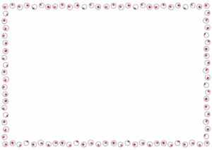 目玉のフレーム素材のフリーイラスト Clip art of eyeball paper frame