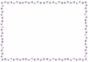 目玉のフレーム素材のフリーイラスト Clip art of eyeball paper frame