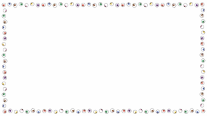 目玉の映像フレーム素材のフリーイラスト Clip art of eyeball video frame