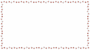 目玉の映像フレーム素材のフリーイラスト Clip art of eyeball video frame