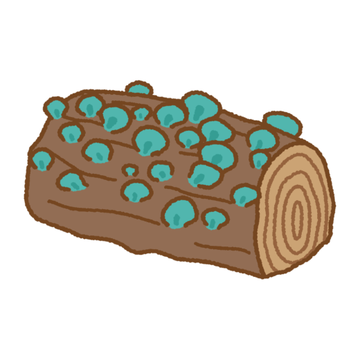 ロクショウグサレキンのイラスト