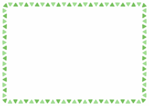 三角形のフレーム素材のフリーイラスト Clip art of triangle paper frame