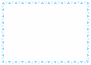 三角形のフレーム素材のフリーイラスト Clip art of triangle paper frame