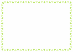 三角形のフレーム素材のフリーイラスト Clip art of triangle paper frame