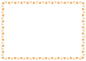 三角形のフレーム素材のフリーイラスト Clip art of triangle paper frame
