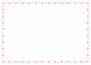 三角形のフレーム素材のフリーイラスト Clip art of triangle paper frame