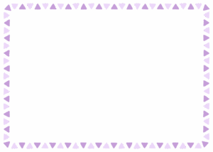三角形のフレーム素材のフリーイラスト Clip art of triangle paper frame