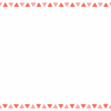 三角形のフレーム素材のフリーイラスト Clip art of triangle paper frame