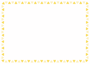 三角形のフレーム素材のフリーイラスト Clip art of triangle paper frame