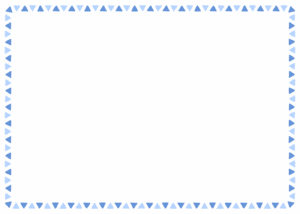 三角形のフレーム素材のフリーイラスト Clip art of triangle paper frame