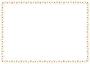 三角形のフレーム素材のフリーイラスト Clip art of triangle paper frame
