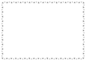 三角形のフレーム素材のフリーイラスト Clip art of triangle paper frame