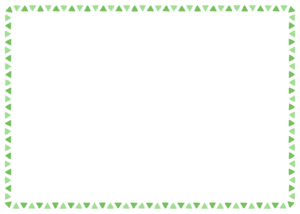 三角形のフレーム素材のフリーイラスト Clip art of triangle paper frame