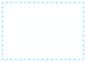 三角形のフレーム素材のフリーイラスト Clip art of triangle paper frame