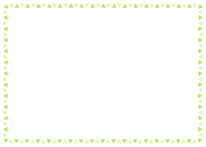 三角形のフレーム素材のフリーイラスト Clip art of triangle paper frame