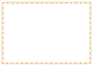 三角形のフレーム素材のフリーイラスト Clip art of triangle paper frame