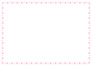 三角形のフレーム素材のフリーイラスト Clip art of triangle paper frame